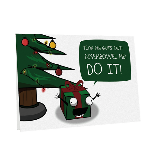 Creepy Present - Holiday Card