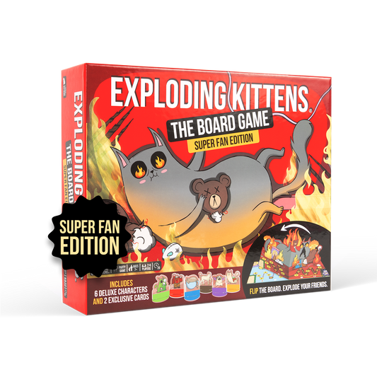 Exploding Kittens: The Board Game (Super Fan Edition)