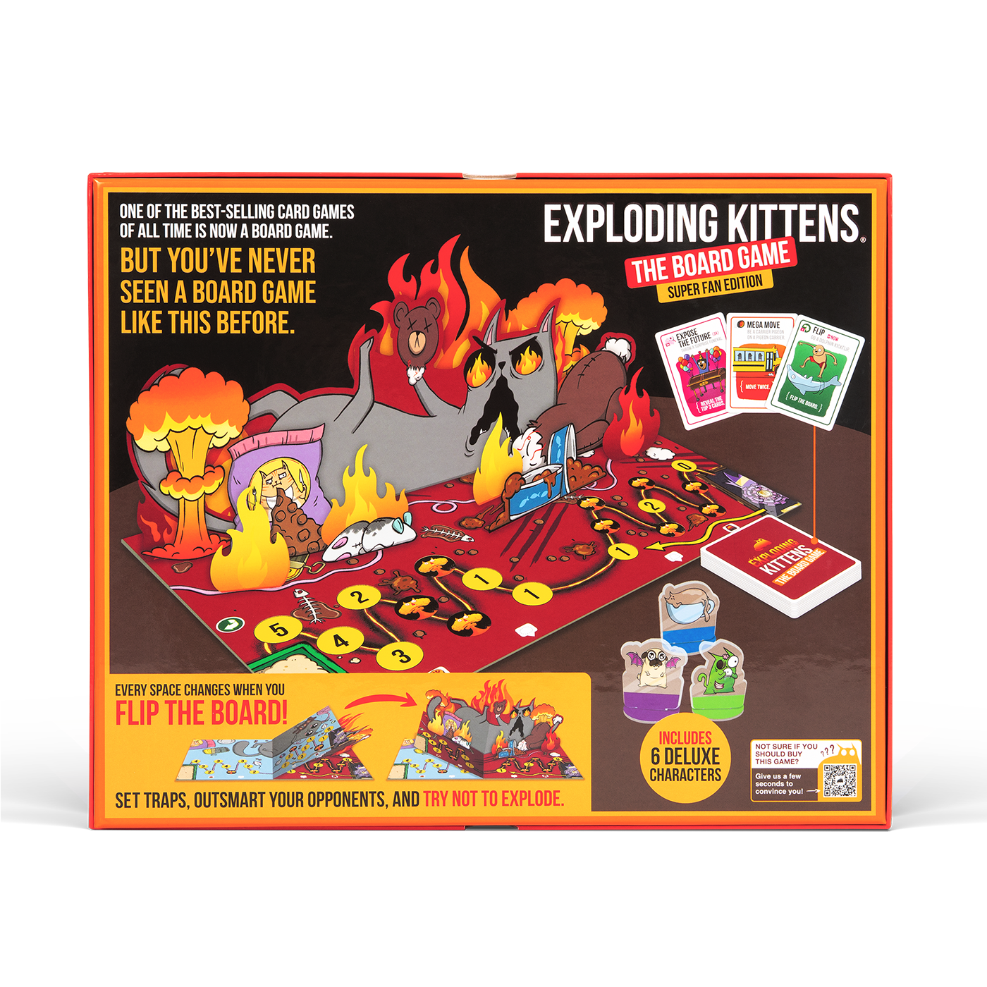 Exploding Kittens: The Board Game (Super Fan Edition)