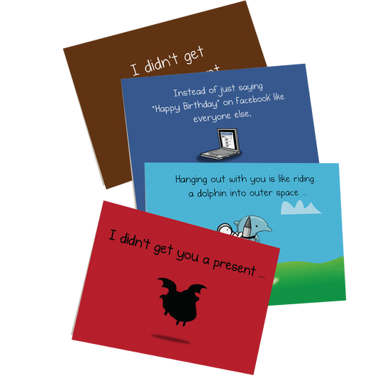 NSFW Birthday Cards Vol. B - 4 pack