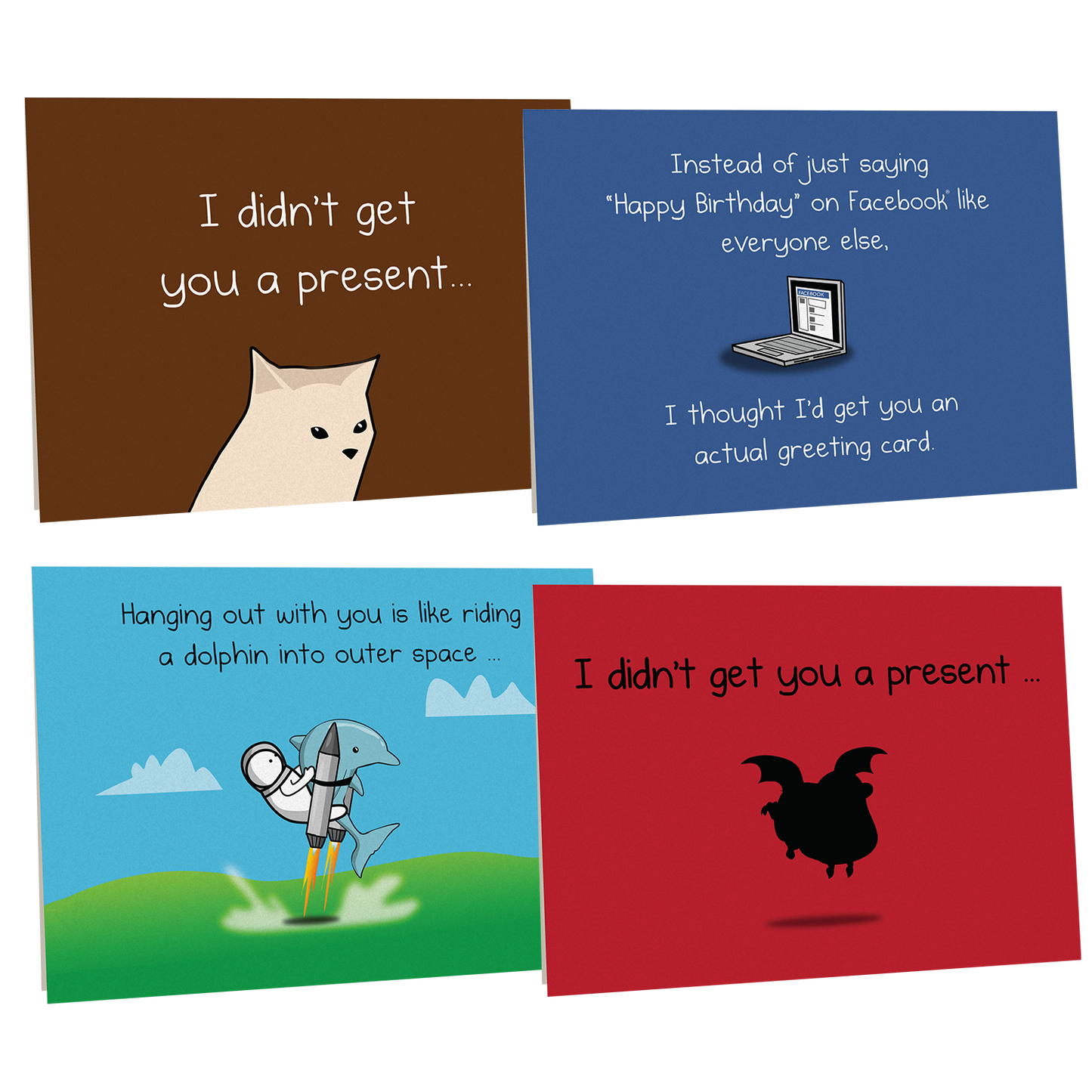 NSFW Birthday Cards Vol. B - 4 pack