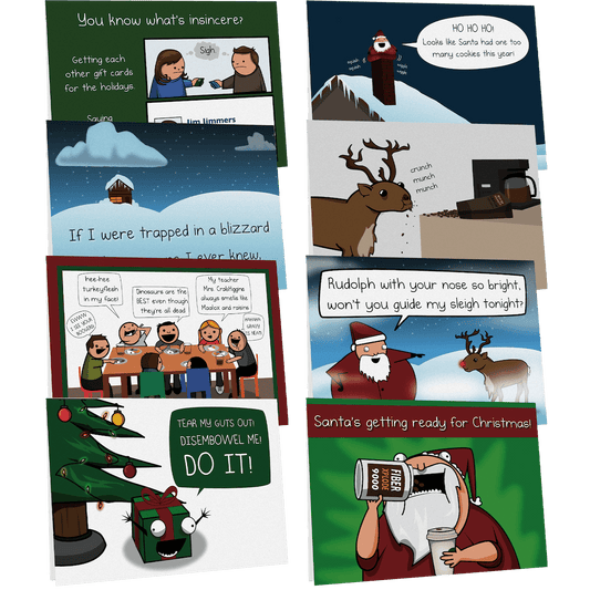 NSFW All Holiday Greeting Card Bundle - 8 pack