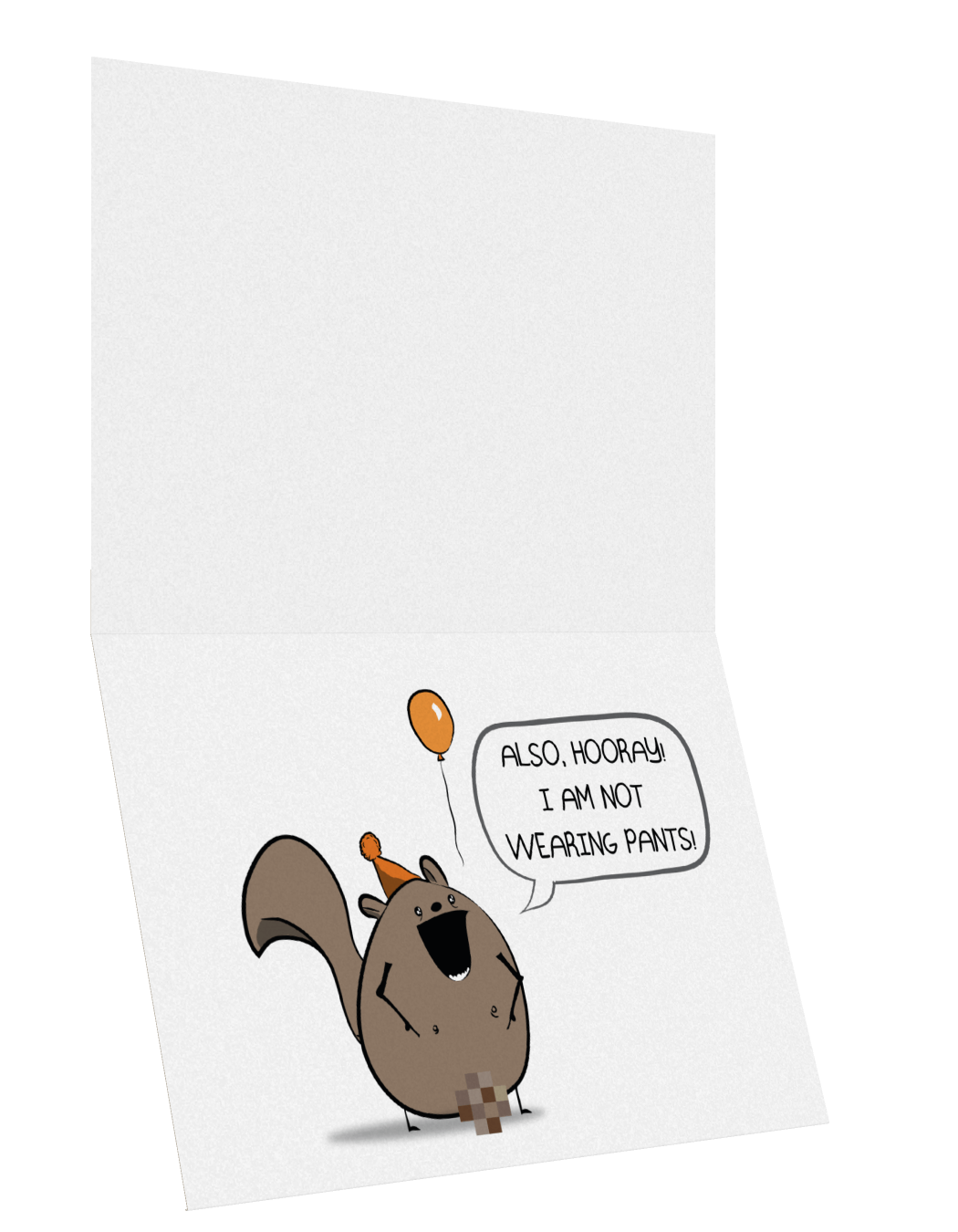 Chipmunk - NSFW Birthday Card