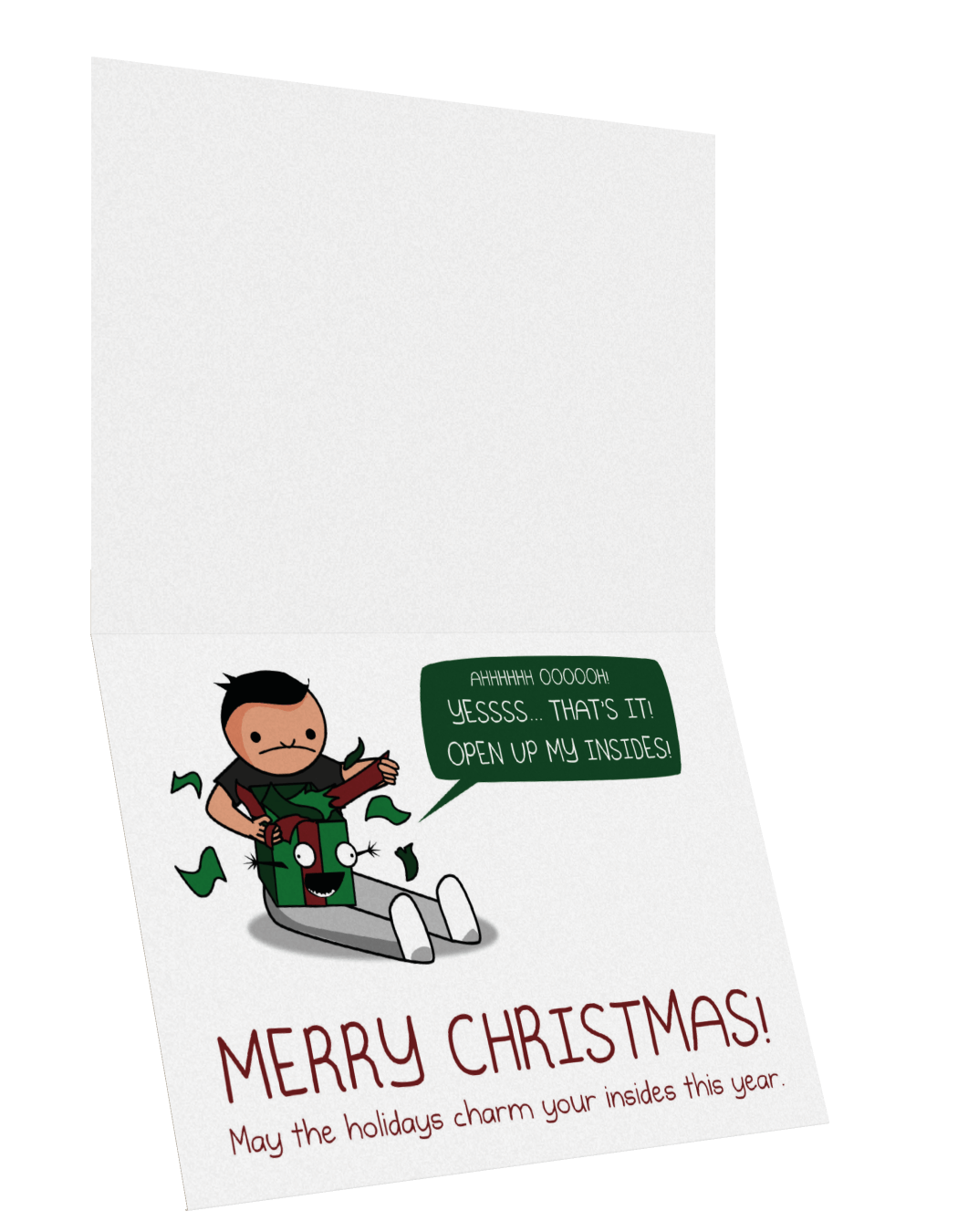 Creepy Present - Holiday Card