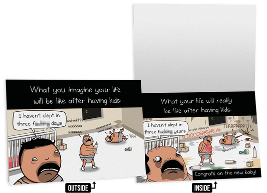 Newborn Baby - NSFW Friendship Card