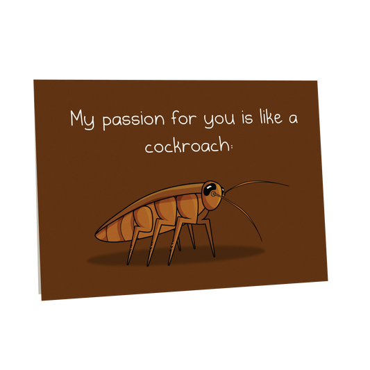 Cockroach - NSFW Love & Friendship Greeting Card