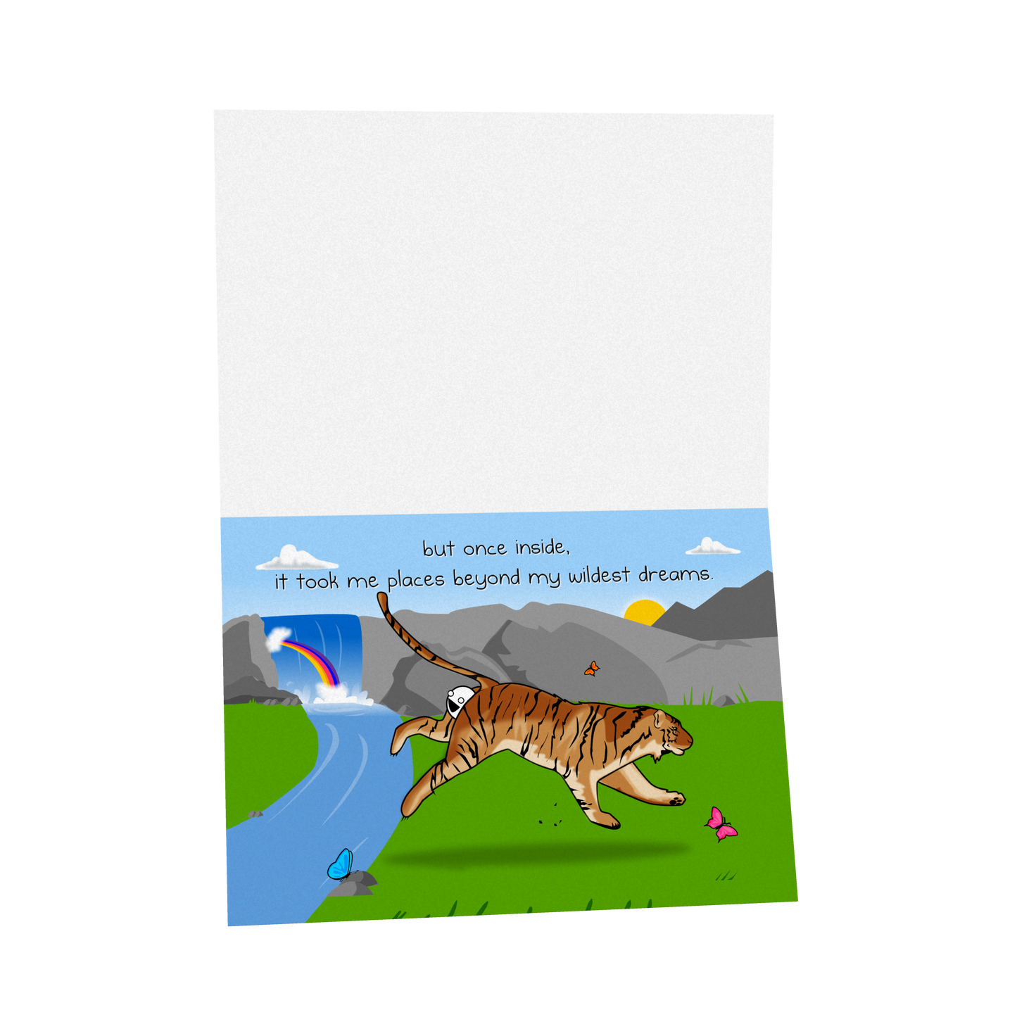 Tiger - NSFW Love & Friendship Greeting Card