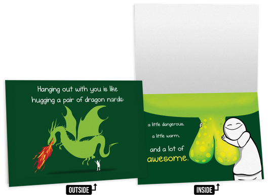 Dragon Nards - NSFW Love & Friendship Greeting Card