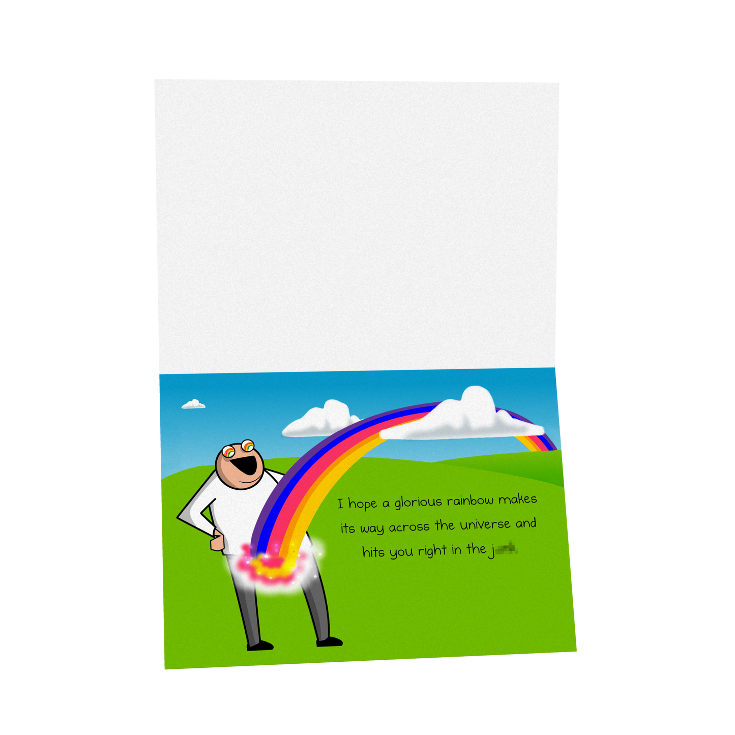 Rainbow - NSFW Birthday Greeting Card