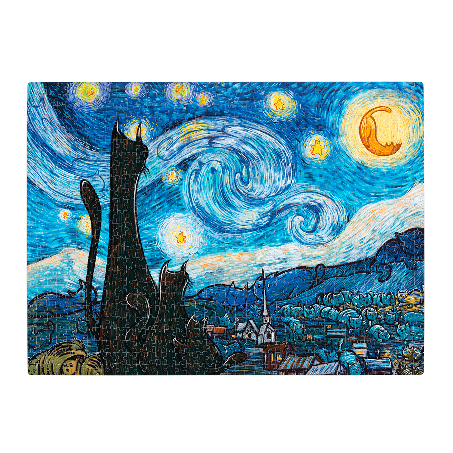 Mrowwwry Night (1000 Piece Puzzle)